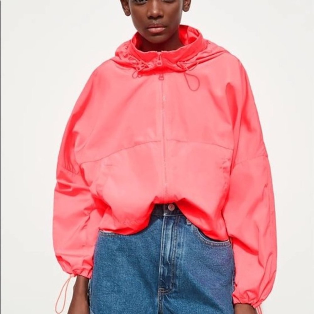 Zara cropped Convertible Rainjacket